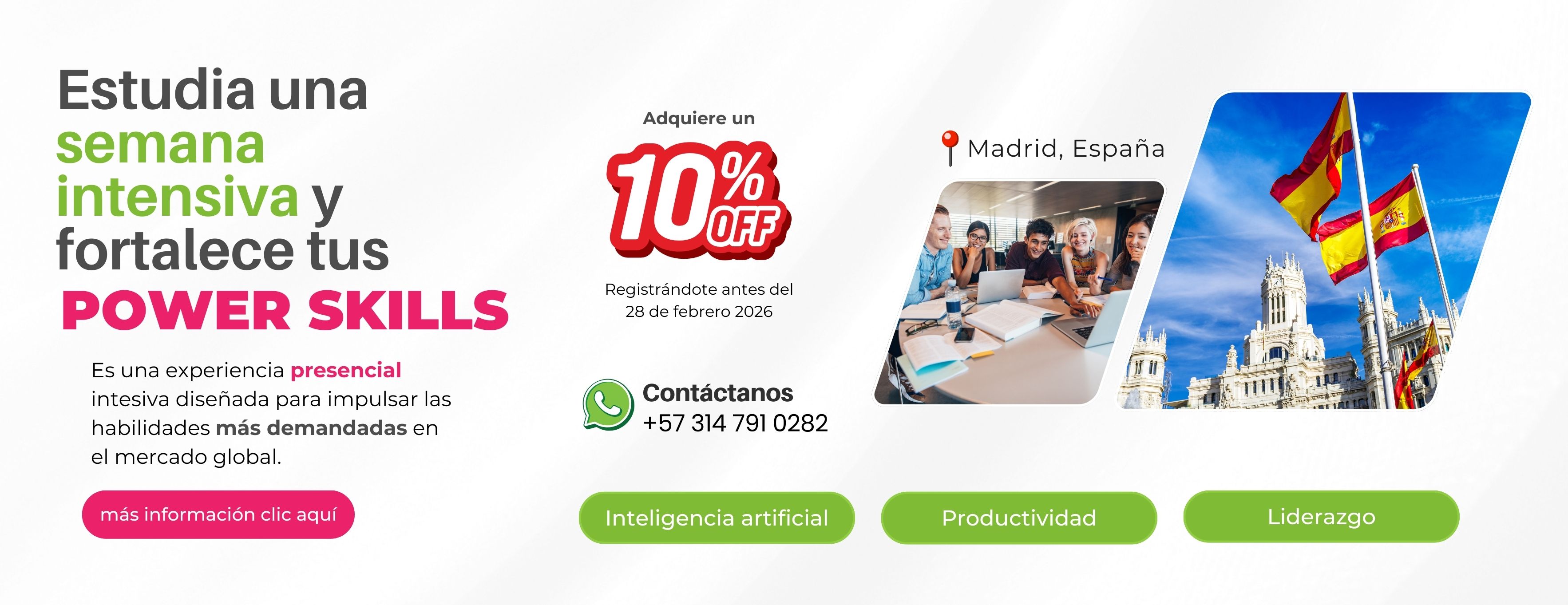 Semanas intensivas Be Global Estudios en el